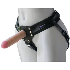  Пояс-трусики с 2 насадками Exotic-Linda 17,5 см 