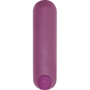  Фиолетовая перезаряжаемая вибропуля 7 Speed Rechargeable Bullet 7,7 см 