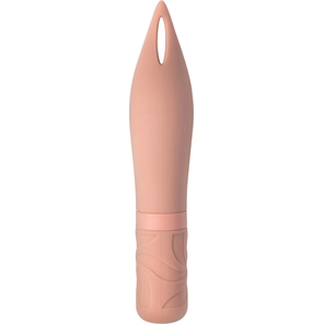  Бежевый мини-вибратор Airy’s Mystery Arrow 15,2 см 