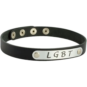  Черный чокер LGBT 