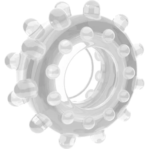 Прозрачное эрекционное кольцо POWER PLUS Cockring 