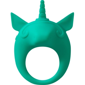  Зеленое эрекционное кольцо Unicorn Alfie 
