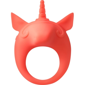  Оранжевое эрекционное кольцо Unicorn Alfie 