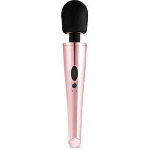  Черно-розовый вибромассажер Nouveau Wand Massager 30 см 