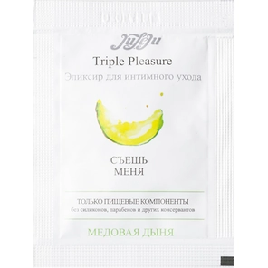  Эликсир для интимного ухода Triple Pleasure Медовая дыня 3 мл 