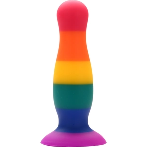  Разноцветная анальная пробка COLOURFUL PLUG 12,5 см 
