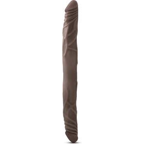  Коричневый двусторонний фаллоимитатор 14 Inch Double Dildo 35 см 