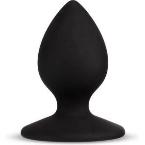  Черная анальная пробка Slut Plug 6,3 см 