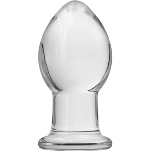  Стеклянная анальная пробка Crystal Small 6,2 см 