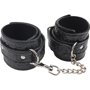  Черные оковы на карабине Be good Ankle Cuffs 