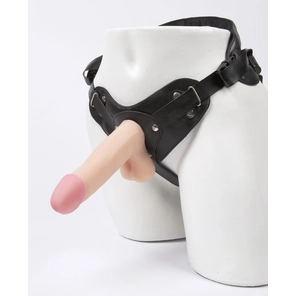  Пояс-трусики с 2 насадками Exotic-Sara 16,5 см 