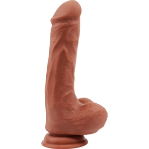  Кофейный фаллоимитатор Bottomless Pleasure 20 см 