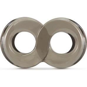  Дымчатое кольцо-восьмерка Cock Ring and Ball Strap 