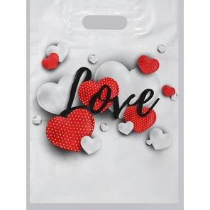  Полиэтиленовый пакет Love 31 х 40 см 