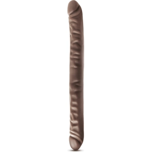  Коричневый двусторонний фаллоимитатор 18 Inch Double Dildo 45,7 см 
