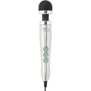  Серебристый вибратор Doxy Number 3 28 см 