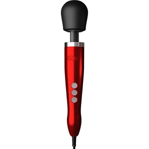  Красный жезловый вибратор Doxy Die Cast Wand Massager 