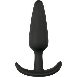  Черная анальная втулка Anchor Plug 8 см 