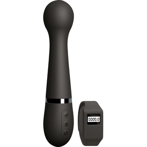  Черный вибромассажер Kegel Wand 18,5 см 