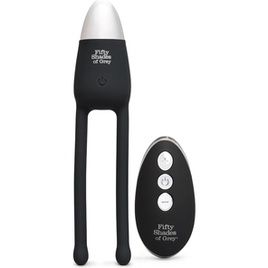 Черный вибратор для пар Relentless Vibrations Remote Couples Vibrator 