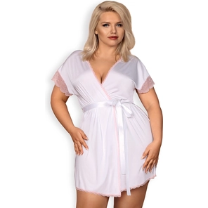  Изящный коротенький пеньюар Girlly с кружевом 