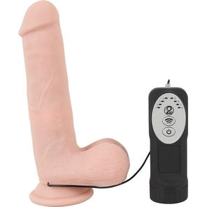  Телесный вибратор-ротатор Medical Silicone Rotating Vibrator 20 см 