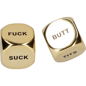  Золотистые игральные кубики Kink Dice 