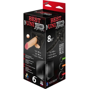  Пояс харнесс BEST UNI strap с 2 насадками 18 и 22 см 