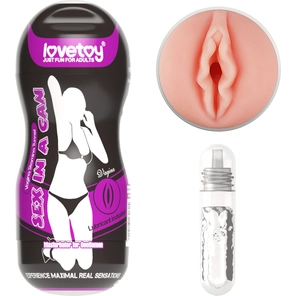  Телесный мастурбатор-вагина Sex In A Can Vagina Stamina Tunnel 