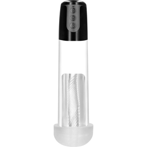  Автоматическая прозрачная вакуумная помпа Automatic Cyber Pump with Masturbation Sleeve 