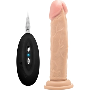  Телесный вибратор-реалистик Vibrating Realistic Cock 8 20 см 