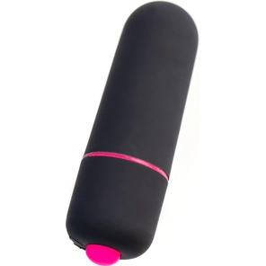  Черная вибропуля A-Toys Braz 5,5 см 