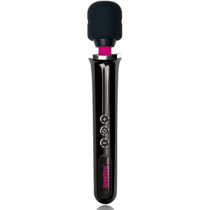  Черный вибростимулятор Training Master Ultra Powerful Rechargeable Body Wand 30,5 см 