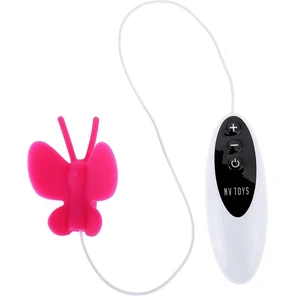  Розовый клиторальный стимулятор Butterfly 