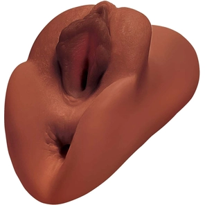  Коричневый мастурбатор Perfect Pussy Double Stroker 