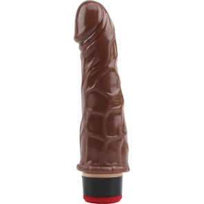  Коричневый вибратор-реалистик 7” Vibe Cock 18 см 