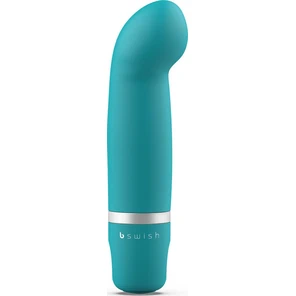  Бирюзовый мини-вибратор Bcute Classic Curve 10 см 