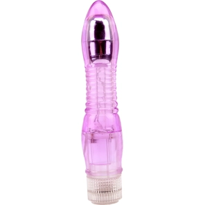  Фиолетовый вибратор Glitters Dual Probe 21 см 
