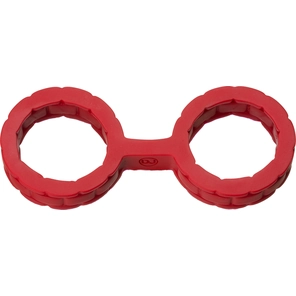  Красные силиконовые наручники Style Bondage Silicone Cuffs Small 