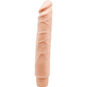  Телесный вибратор-реалистик Barbara 25,5 см 
