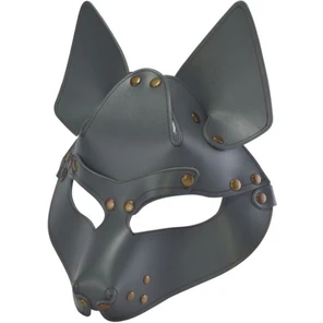  Серая маска Wolf с клепками 