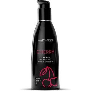  Лубрикант на водной основе с ароматом вишни Wicked Aqua Cherry 60 мл 