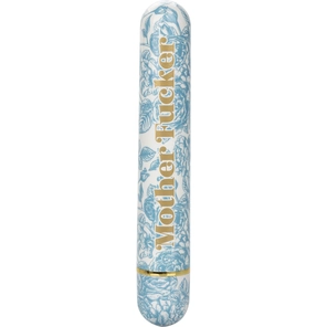  Голубой классический вибратор Naughty Bits Mother Fucker Personal Vibrator 18 см 