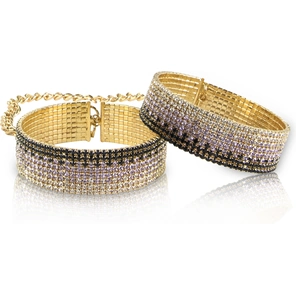  Золотистые наручники Diamond Handcuffs Liz 