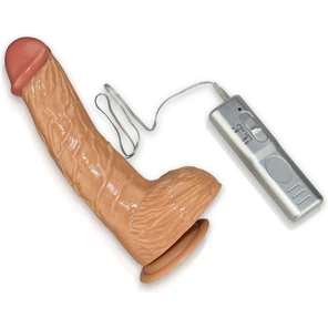  Кофейный вибратор Real Extreme Extra Girth 8.7 22 см 