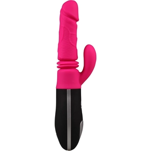  Ярко-розовый вибростимулятор-кролик для зоны G Pink Punch 28,1 см 