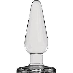  Стеклянная анальная пробка Butt Plug Basic 5 Inch 12,7 см 