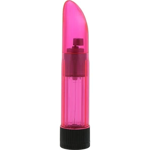  Розовый миниатюрный вибратор Crystalclear Pinki Ladyfinger 13 см 