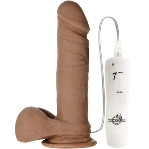  Реалистичный вибратор из Realistic Cock UR3 Brown 21 см 