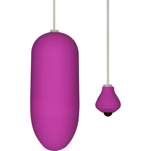  Лиловое виброяйцо FUNKY EGG ON A WIRE 7,5 см 